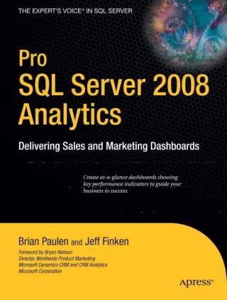 Imagen de portada: Pro SQL Server 2008 Analytics 9781430219286