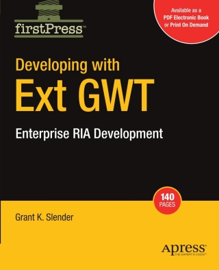 Cover image: Developing with Ext GWT 9781430219408