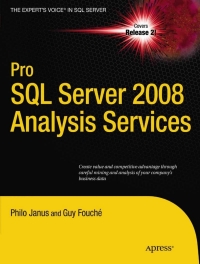 Cover image: Pro SQL Server 2008 Analysis Services 9781430219958