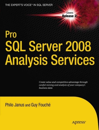 Imagen de portada: Pro SQL Server 2008 Analysis Services 9781430219958