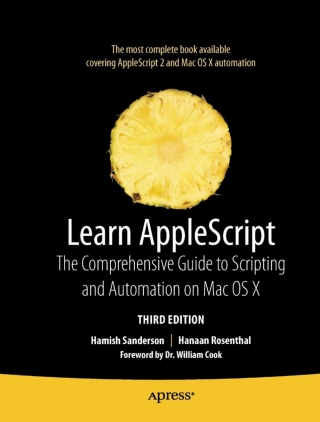 Immagine di copertina: Learn AppleScript 3rd edition 9781430223610