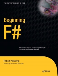 Cover image: Beginning F# 9781430223894