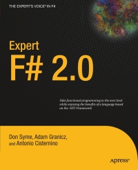 Cover image: Expert F# 2.0 9781430224310