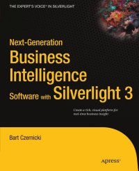 Imagen de portada: Next-Generation Business Intelligence Software with Silverlight 3 9781430224877