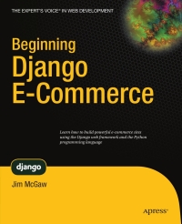 Cover image: Beginning Django E-Commerce 9781430225355