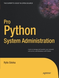 Imagen de portada: Pro Python System Administration 9781430226055