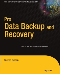 صورة الغلاف: Pro Data Backup and Recovery 9781430226628