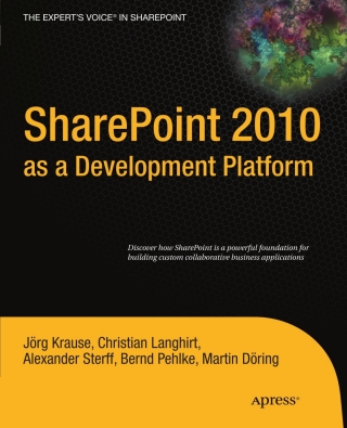表紙画像: SharePoint 2010 as a Development Platform 9781430227069