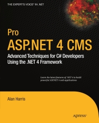 Cover image: Pro ASP.NET 4 CMS 9781430227120