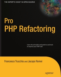 Cover image: Pro PHP Refactoring 9781430227274