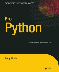 Cover image: Pro Python 9781430227571