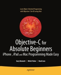 Immagine di copertina: Objective-C for Absolute Beginners 9781430228325
