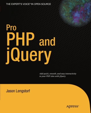 Immagine di copertina: Pro PHP and jQuery 9781430228479