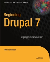 Cover image: Beginning Drupal 7 9781430228592