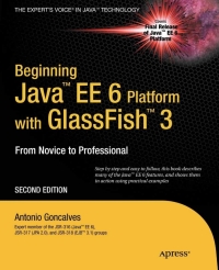Imagen de portada: Beginning Java EE 6 with GlassFish 3 2nd edition 9781430228899