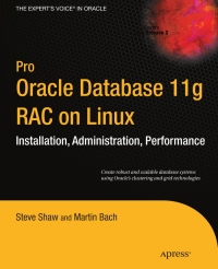 Cover image: Pro Oracle Database 11g RAC on Linux 2nd edition 9781430229582