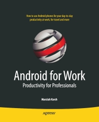 Cover image: Android for Work 9781430230007