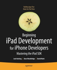 Imagen de portada: Beginning iPad Development for iPhone Developers 9781430230212