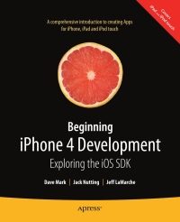 Cover image: Beginning iPhone 4 Development 9781430230243