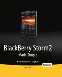 Imagen de portada: BlackBerry Storm2 Made Simple 9781430231202