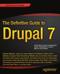صورة الغلاف: The Definitive Guide to Drupal 7 9781430231356
