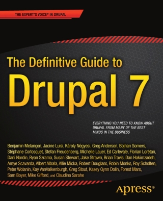 Imagen de portada: The Definitive Guide to Drupal 7 9781430231356