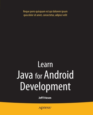 Cover image: Learn Java for Android Development 9781430231561