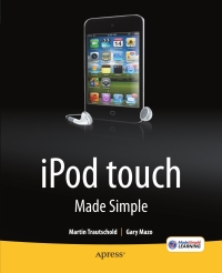 Imagen de portada: iPod touch Made Simple 9781430231950