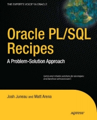 Cover image: Oracle and PL/SQL Recipes 9781430232070