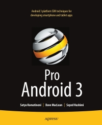 Cover image: Pro Android 3 9781430232223