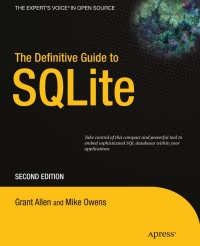 Omslagafbeelding: The Definitive Guide to SQLite 2nd edition 9781430232254