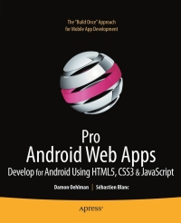Cover image: Pro Android Web Apps 9781430232766