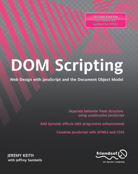 Imagen de portada: DOM Scripting 2nd edition 9781430233893