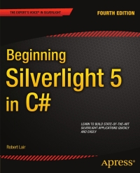 Imagen de portada: Beginning Silverlight 5 in C# 4th edition 9781430234616