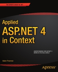 Imagen de portada: Applied ASP.NET 4 in Context 9781430234678