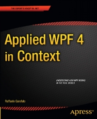 Imagen de portada: Applied WPF 4 in Context 9781430234708