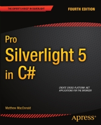 Imagen de portada: Pro Silverlight 5 in C# 4th edition 9781430234791