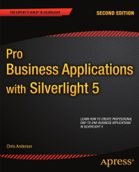 Cover image: Pro Business Applications with Silverlight 5 2nd edition 9781430235002