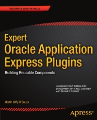 Imagen de portada: Expert Oracle Application Express Plugins 9781430235033