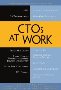 Imagen de portada: CTOs at Work 9781430235934