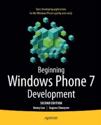 表紙画像: Beginning Windows Phone 7 Development 2nd edition 9781430235965