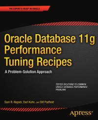 Cover image: Oracle Database 11g Performance Tuning Recipes 9781430236627