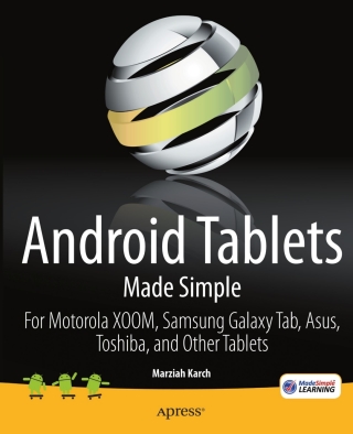 Imagen de portada: Android Tablets Made Simple 9781430236719