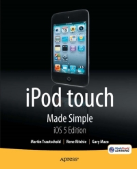 表紙画像: iPod touch Made Simple, iOS 5 Edition 9781430237143