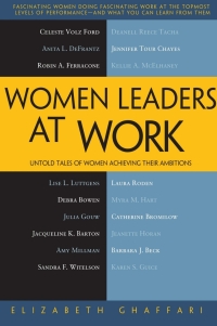 صورة الغلاف: Women Leaders at Work 9781430237297