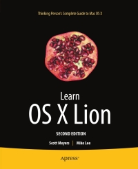 Imagen de portada: Learn OS X Lion 2nd edition 9781430237624