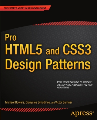 Cover image: Pro HTML5 and CSS3 Design Patterns 9781430237808
