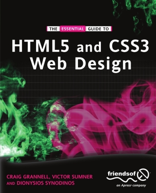Cover image: The Essential Guide to HTML5 and CSS3 Web Design 9781430237860