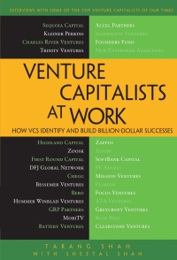 Imagen de portada: Venture Capitalists at Work 9781430238379