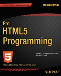 Cover image: Pro HTML5 Programming 2nd edition 9781430238645